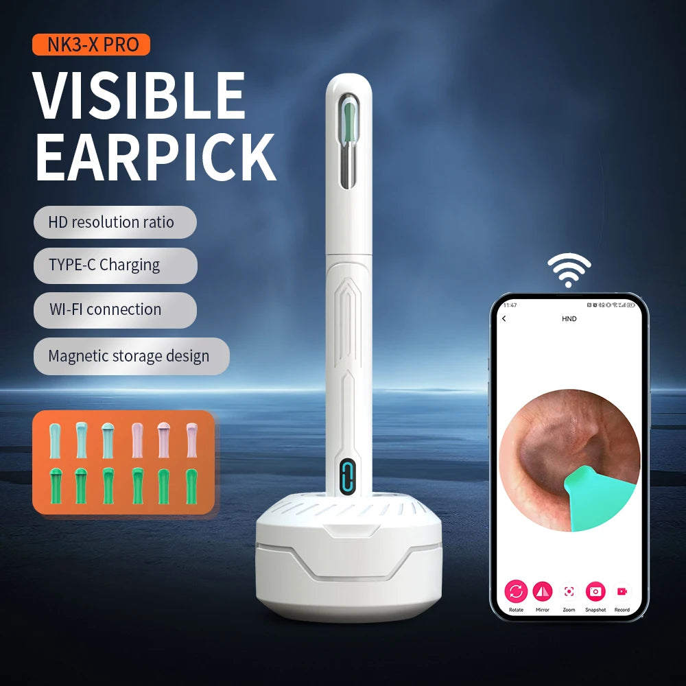 Wireless HD NK3 Pro Earwax Cleaning Kit